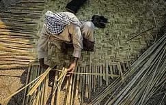 صنایع دستی بافته‌شده از نی و نخل