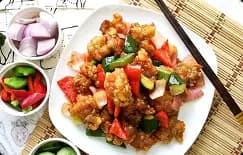 خوراک خوک ترش و شیرین